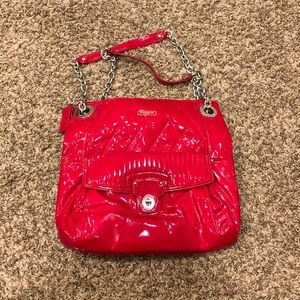 Coach 1941 Red Patent Leather Tote